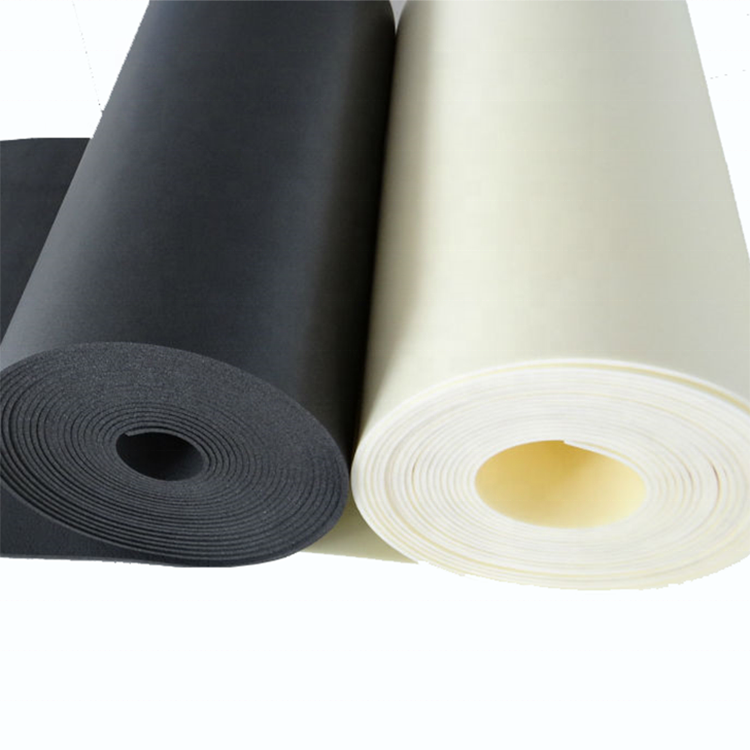 IXPE foam rolls black and white