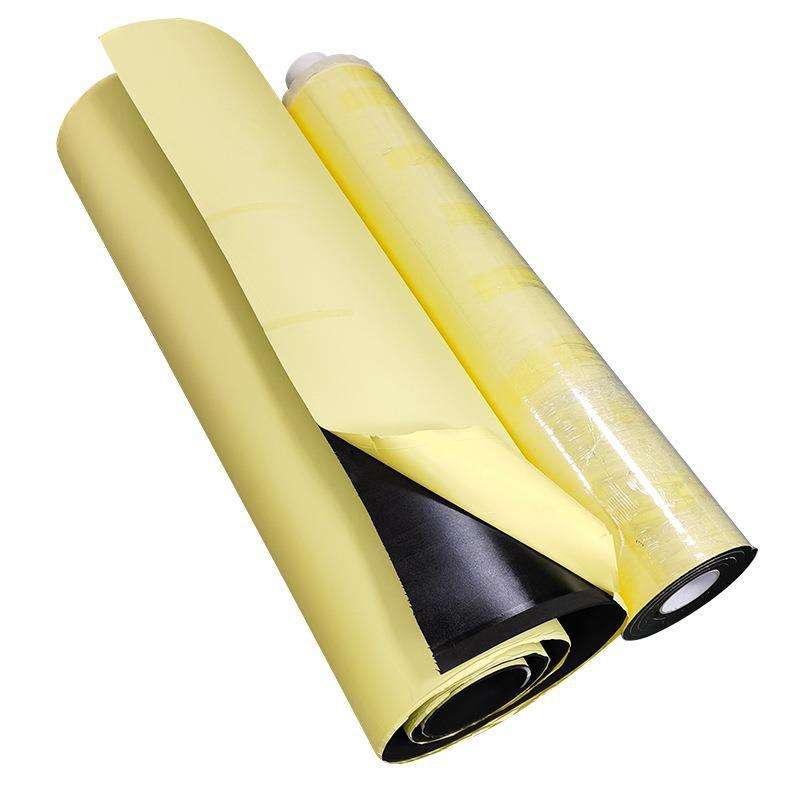 Adhesive-backed foam tape white and black